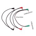 thumbnail image 5 of Wosthever Pedal de efectos Cable de alimentación Salida de 6 vías Estudio Grabación de sonido Cable de guitarra eléctrica Reemplazo de cable Accesorios para instrumentos musicales, 5 of 5