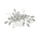 thumbnail image 1 of onlyliua para Interior/Exterior Accesorios para Cabello de Aleación de Cristal para Bodas Nupciales, Peine para El Cabello, Pasador de Perla, Espiral, Plancha para El Cabello, 1 of 1