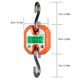 thumbnail image 4 of Orange Digital Hanging Scale 150kg/ 330lb Portable Crane Scale Lcd Backlight Steel Hook Scales for Farm, Fishing, Hunting, Food Market, Outdoor Work, 4 of 5