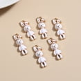 thumbnail image 1 of 10pcs Gold Color Cartoon Rabbit Pendants Charms for DIY Handmade Necklace Jewelry Making Findings, 1 of 5