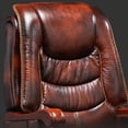 thumbnail image 4 of Luxury Leather Boss Office Chair Ergonomic Orange Office Chair With Footrest Sleep Comfort Cadeira Gamer Office Desk Furniture My Lux Decor Round, 4 of 29