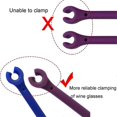 thumbnail image 5 of Silicone Dishwasher Stemware Holder 8-Piece Set for Wine Glasses, Adjustable Clasp & Flexible Protectors, BPA-Free, 5 of 5