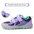 thumbnail image 3 of Zapatos de senderismo Mishansha Low Top Sneakers Purple Kids 10.5, 3 of 7