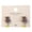 Little Bear Pentagra, variant on Autumn Winter Earrings Coffee Colored Flocking Bear Earrings Sweet Cartoon Styles Ear Studs Suitable for Trendy Women