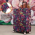thumbnail image 4 of Pioneer Flower Floral Print Pattern Luggage Cover Fashion Suitcase Cover Baggage Covers Fit 25-28 Inch Luggage (Go Travel), 4 of 5