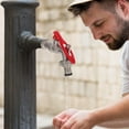 thumbnail image 4 of RUNROTOO Outdoor Water Spigot Faucet Red Metal For Gardeners With Practical Design 1Set, 4 of 8