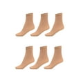 thumbnail image 1 of DARESAY Women Trouser Socks with Comfort Band Spandex Opaque Knee High - 6-Pack, 1 of 3
