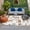 White, variant on Deer Bear Hedgehog Outdoor Rug 4x6 Ft, Non Slip Washable Area Rug, Forest Animals Summer Plants Patio Rugs Carpet Runner, Large Floor Mat for Indoor/Outdoor Deck Porch Camping
