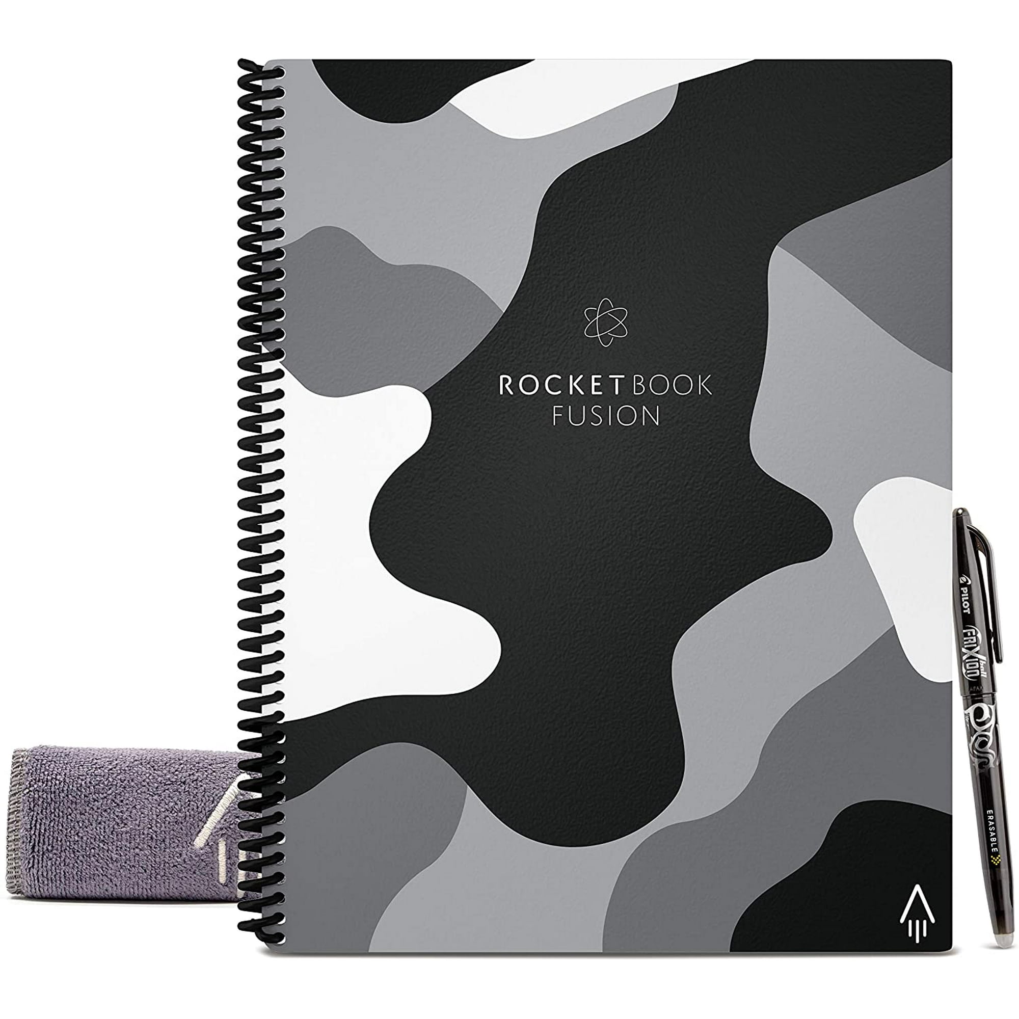 Rocketbook Fusion Smart Reusable Notebook - Calendar, To-Do Lists, And Note  Template Pages With 1 Pilot Frixion Pen & 1 Microfiber Cloth Included -  Lunar Winter Cover, Letter Size (8.5 X 11) | Walmart Canada
