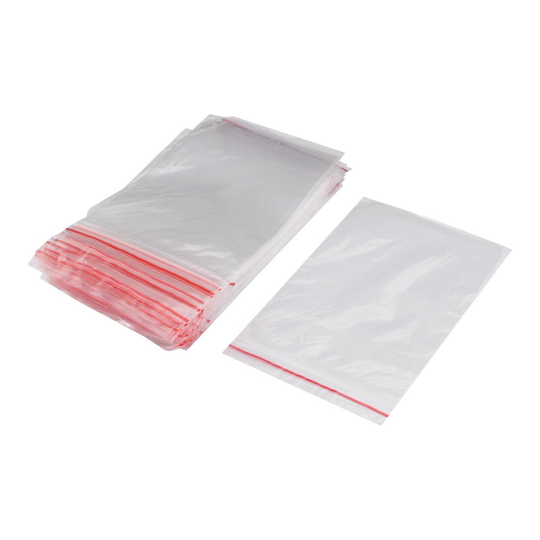 Download 100 Pcs 3.14" x 4.72" Clear 2Mil Poly Plastic Reclosable ...