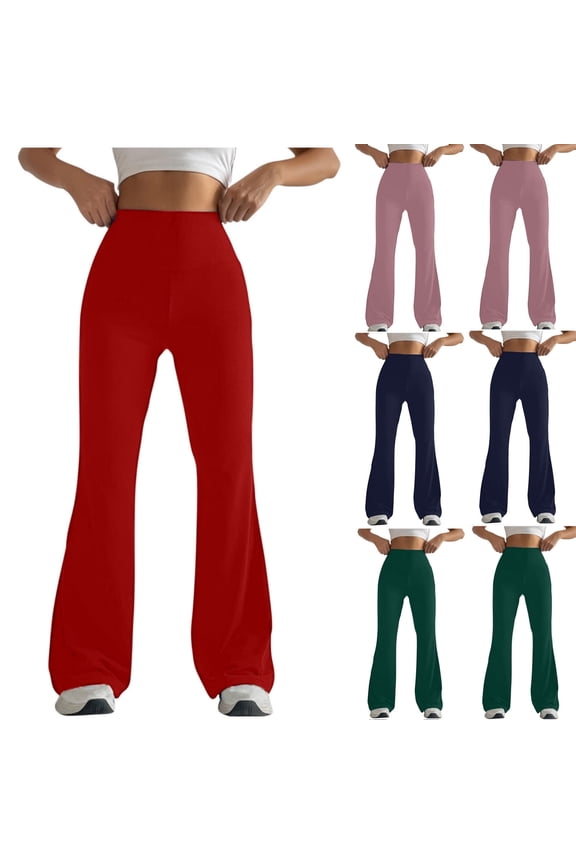 Leggings for Women,Red Leggings Women,Yoga Pants for Women,Butt Lifting,Comfort Fit,Solid,S(US:4)
