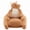 Brown, variant on Gianna Kids Bean Bag Chair, 24 Inch Stuffed Toddler Couch with Faux Rabbit Fur Cover for Teens & Kids, Comfy Lazy Sofa Chair for Reader, Living Room, Bedroom, Rose Red