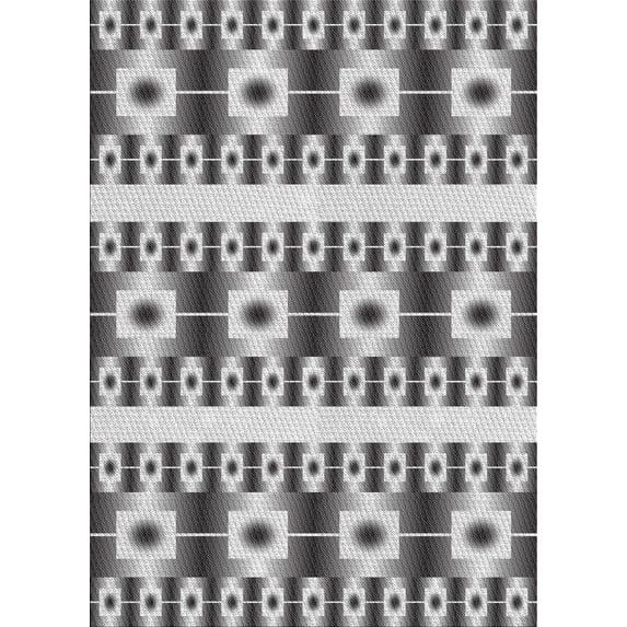 Ahgly Company Indoor Rectangle Patterned Gray Novelty Area Rugs, Swatch Sample