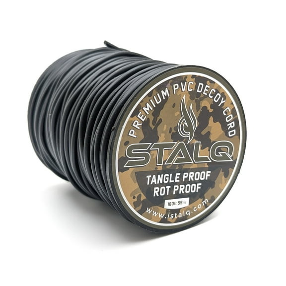 STALQ Premium PVC Decoy Cord Line | Will not Rot, Freeze, or Tangle | 180ft 55m