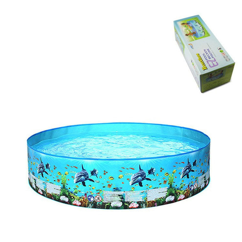 Clearance!!Swimming Pools Above Ground Folding Round Bathing Tub