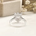 thumbnail image 5 of 18K White Gold Heart Shape Moonstone Cubic Zirconia Engagement Ring, 5 of 5