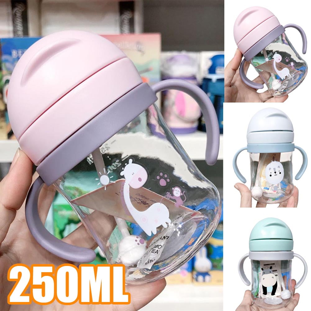 Cheers.US 250ML Spillproof Sippy Cups for Baby 12 Months AntiColic
