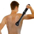 thumbnail image 2 of High quality Long handle waterproof foldable High quality Body trimmer Back Hair Removal Safe electric back shaver for men, 2 of 6