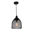 thumbnail image 1 of CWI Lighting 1 Light Down Pendant with Black finish, 1 of 2