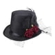 thumbnail image 1 of Sombrero de copa victoriano para disfraz, accesorios de cosplay para fiestas de carnaval y adultos. Altura 15cm, 1 of 9