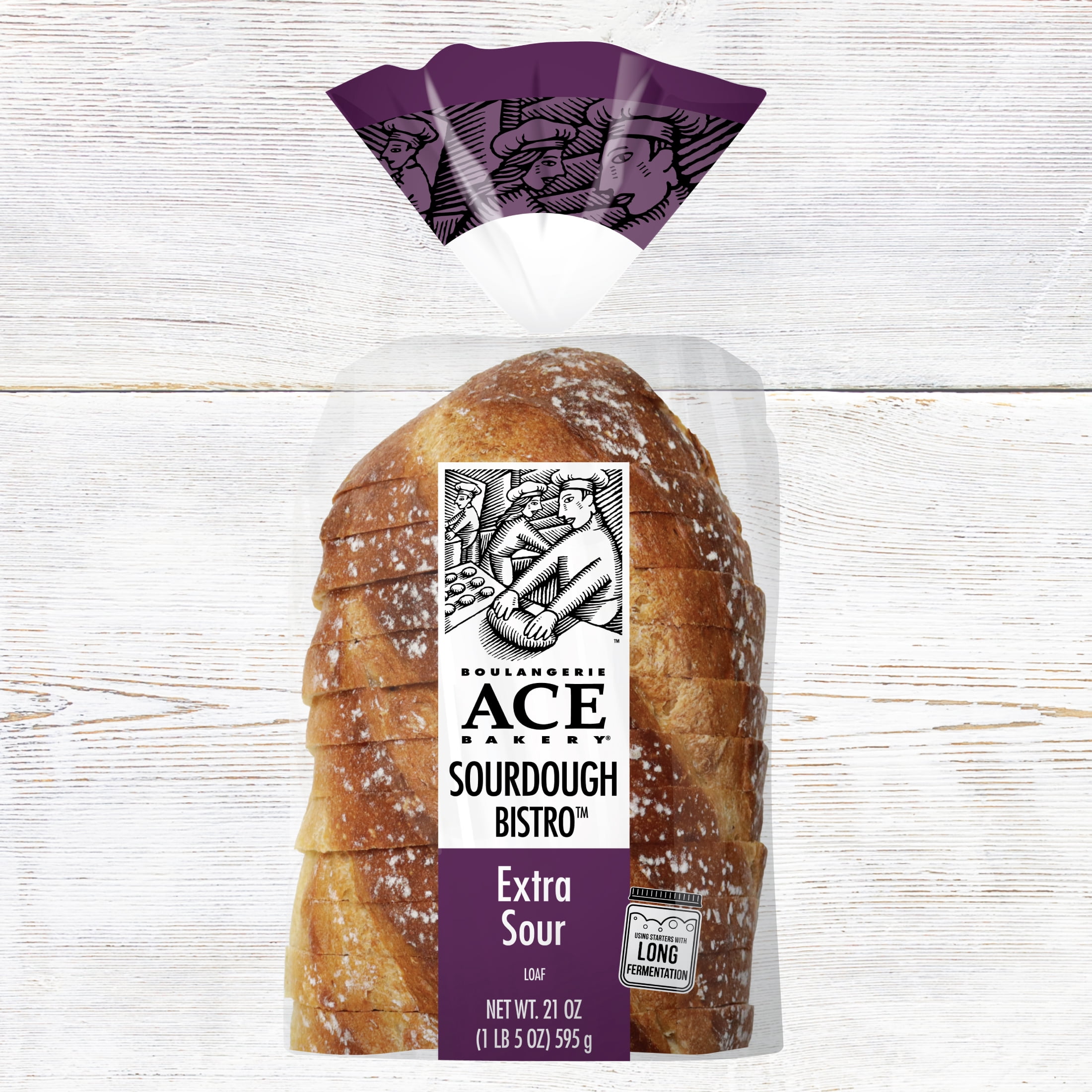ACE Bakery® Extra Sourdough Bistro Regular Sliced Half-Loaf, 1 Count, 21 oz, Shelf-Stable
