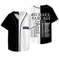 thumbnail image 1 of Michael Marcagi 2025 Tour Dates Baseball Jacket Cosplay V-neck Short Sleeve T-shirts,M,Style 10, 1 of 5