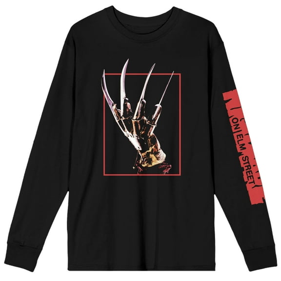 Freddy Nightmare On Elm Street Long Sleeve Tee Shirt-M