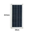 thumbnail image 2 of Kit de panel solar 10W 18V Ormromra panel solar de doble salida polisilicio para cámara de acción, 2 of 5