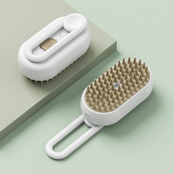 Cepillo De Vapor Para Gatos Cepillo de aseo para gatos con suero sin enjuague, cepillo para el pelo de gato, peine para mascotas para gatos y perros