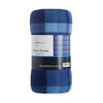 thumbnail image 6 of Mainstays Cozy Fleece Throw Blanket, Glen Plaid, 50 in x 60 in, 6 of 6