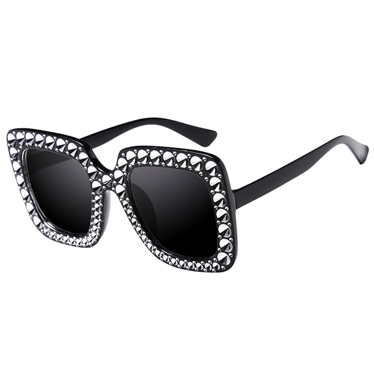 Retro Disco Sunglasses for Women, Oversized Square  display picture 3