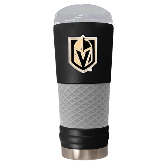 Black Vegas Golden Knights 24oz. Powder Coated Draft Travel Mug