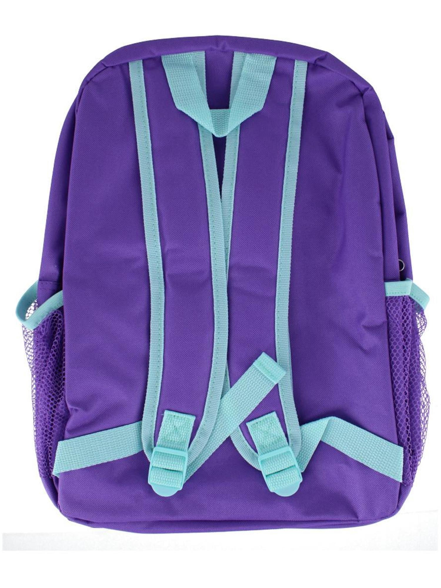 CTM Girl's Disney Frozen Elsa and Anna Backpack and Lunchbox Set