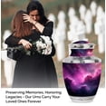 thumbnail image 3 of JAGASY Pink Galaxy Urn for Ashes for Women - Purple Cosmic Clouds Urn for Mom & Dad - Funeral Urns for Mother - Memorial Cremation Urns for Father - (10 Inch), 3 of 7