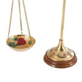 thumbnail image 6 of 12" Metal Floral Small Vintage Style Decorative Scales with Red and Green Floral Accents, by DecMode, 6 of 14