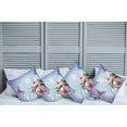 thumbnail image 2 of Ambesonne Floral Throw Pillow Cover 4 Pack, Fantasy Colorful, 24", Multicolor, 2 of 5