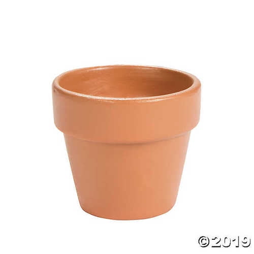 Mini Terra Cotta Pots Craft Supplies 12 Pieces