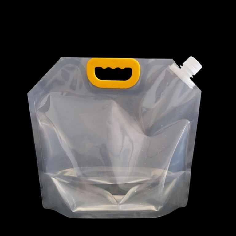 10pcs Travel Drink Spout Pouches Transparent Plastic Bags Sealed Juice  Storage Bag Beverage Summer Ice Cold