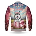 thumbnail image 2 of My Dog Is My Valentine Cute Alaskan Malamute in Gift Box All Over Print 3D Baseball Jacket Alaska Mal Dog Lovers Gifts Bomber Jacket Softball - 3006, 2 of 6