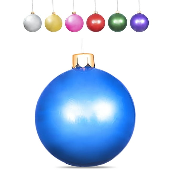 Adornos navideños, bolas gigantes inflables para disfraz de agente