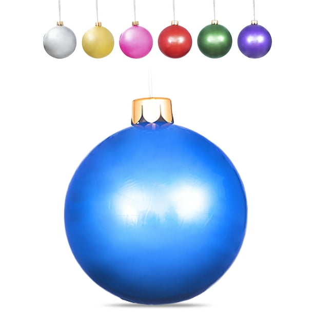Adornos navideños, bolas gigantes inflables para disfraz de agente