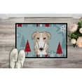 thumbnail image 2 of Caroline's Treasures BB1724MAT Winter Holiday Borzoi Door Mat, Indoor Rug or Outdoor Welcome Mat 18x27 Doormat , 18H X, 2 of 2