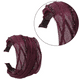 thumbnail image 3 of Diadema ancha y dura con dientes para mujeres, banda para el cabello para niñas, accesorios de aro para el cabello de tela plisada, 3 of 5