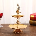 thumbnail image 1 of 2 Tier Round Cupcake Stand Statue Fruit Candy Display Cookie Tray for Home, 1 of 8