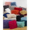 thumbnail image 2 of Saro Lifestyle 100% Wool Mongolian Lamb Fur Poly Filled Throw Pillow, 2 of 5