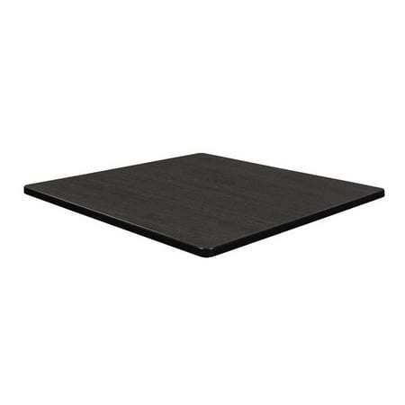 42 Square Laminate Table Top- Ash Grey/White