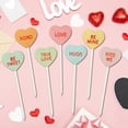 thumbnail image 3 of Ticiaga, 14 palillos de madera con forma de corazón, doble cara, para San Valentín, 3 of 5