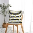 thumbnail image 5 of Pofeuu Lemon_1 Print Double-sided plush pillowcase Square Throw Pillow Covers Pillows Cover for Living Room Bedroom Sofa Couch Cushion Cover（No pillow core）-20"x20", 5 of 7