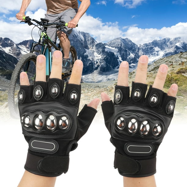 Guantes Bicicleta Montaña Guantes De Ciclismo De Medio Dedo