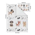 thumbnail image 5 of Cute Dogs Duvet Cover and Pillowcase Set for Single Bedding, Bedroom Accessories for Kids Teens, 5 of 5